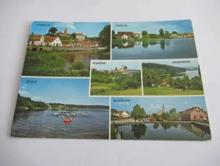 Města - Strmilov, Popelín, Kunžak, Komorník, Zvůle, Blažejov