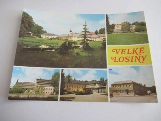 Velké Losiny - zámek, lázně, historická papírna, lázně, hotel Praděd