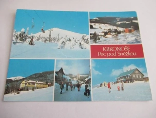 Krkonoše - Pec pod Sněžkou - Lanovka na Sněžku, Pod pod Sněžkou, dolní stanice lanovky na Sněžku..