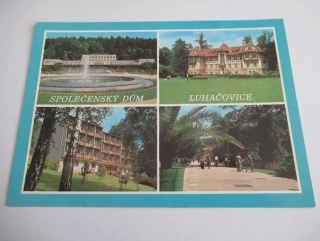 Luhačovice - lázeňská léčebna Společenský dům an dependence, lázeňský park
