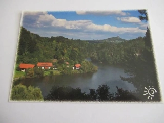Český ráj - rybník Věžák a Trosky