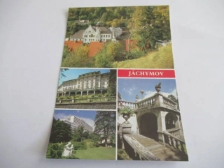 Jáchymov - radnice, lázeňský ústav Marie Curie-Sklodowské, Sanatorium akademika Běhounka..