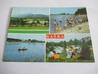Beskydy - Baška - přehrada, camping, koupaliště