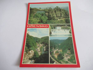 Hřensko - Pravčická brána, vodopád v Tiché soutěsce, pohledy na pohraniční obec Hřensko