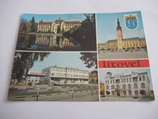 Litovel - Opletalovo gymnázium, radnice, Tesla, hotel Záložna