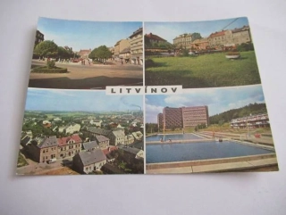 Litvínov - náměstí Míru, náměstí Budovatelů, celkový pohled, Koldům a koupaliště