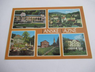 Janské lázně - kolonáda, areál hotelů a zotavoven, Janský dvůr..