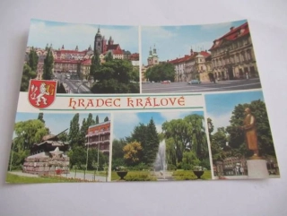 Hradec Králové - Pražský most, Žižkovo náměstí, Památník sovětských tankistů..