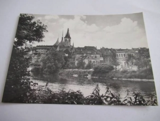 Louny - pohled přes řeku Ohři