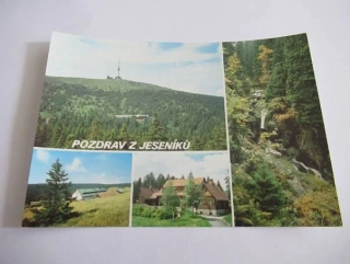 Jeseníky - Praděd, Chata Švýcarka, motorest Skřítek, vodopád Bílé Opavy
