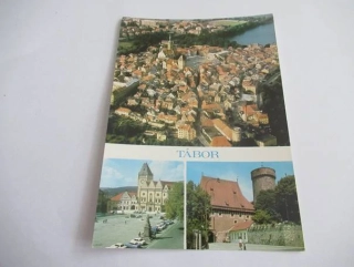 Tábor - letecký pohled, Žižkovo náměstí, Kotnov