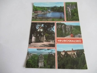Hruboskalsko - Věžický rybník s Troskami, Skalní útvar Taktovka, Hrad Valdštejn, Pohled z Daliborky na oblast Dračích skal..
