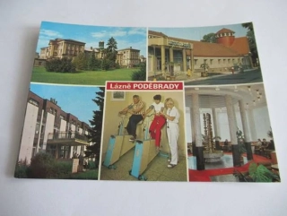 Lázně Poděbrady - léčebna Mír, Letní lázně, léčebna Máj, kavárna