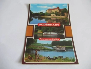 Poděbrady - zámek, restaurace Cidlina, soutok Labe a Cidliny