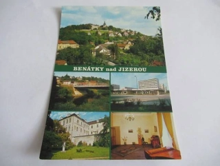 Benátky nad Jizerou - celkový pohled, Nový most přes Jizeru, Nová výstavba, zámek..