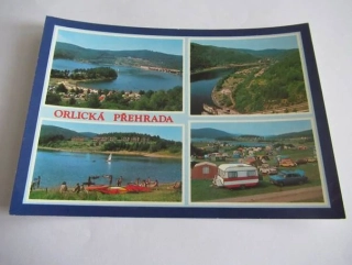Orlická přehrada - Popelíky, Solenice, Trhovky, autocampink