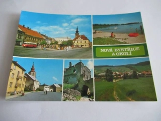 Nová Bystřice, Rybník Osika, Staré Město pod Landštejnem, Zřícenina hradu Landštejn, Číměř