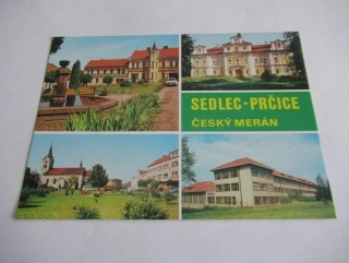 Sedlec - Prčice, Mitrovice - zámek, Sedlec - náměstí, Sedlec Zš a kulturní dům