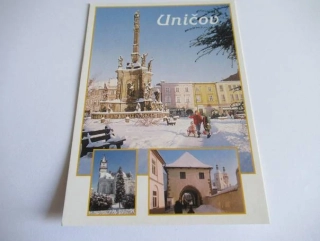 Uničov - Náměstí, radnice, Medelská brána