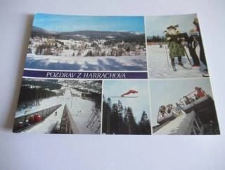 Krkonoše - Harrachov - Obří můstek na severním svahu Čertovy hory