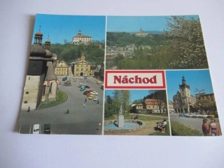 Náchod - náměstí VŘSR, Celkový pohled, lázně Běloves, novorenesanční radnice