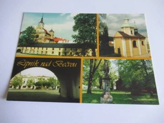 Lipník nad Bečvou - kostel sv. Františka Serafínského, kaple sv. Josefa, náměstí T.G.M., Komenského sady