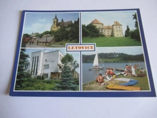 Letovice - střed obce, zámek, střední odborná škola, Křetínská přehrada