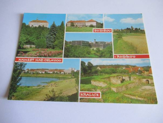 Náměšť nad Oslavou, Budišov, Rudíkov, Kralice