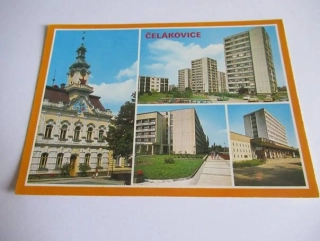 Čelákovice - radnice, sídliště, Krajská politická škola Jana Švermy, společenský dům